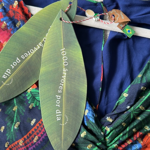 Farm Rio Brazil Floral Dress Sz M - Picture 4 of 5